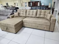 Угловой диван с механизмом дельфин