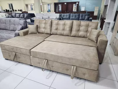 Угловой диван с механизмом дельфин