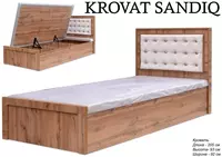 Кроват бир кишилик сандикли