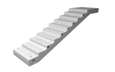 Сборный лестничный марш с площадкой ЛМП57. 11.15-5-С