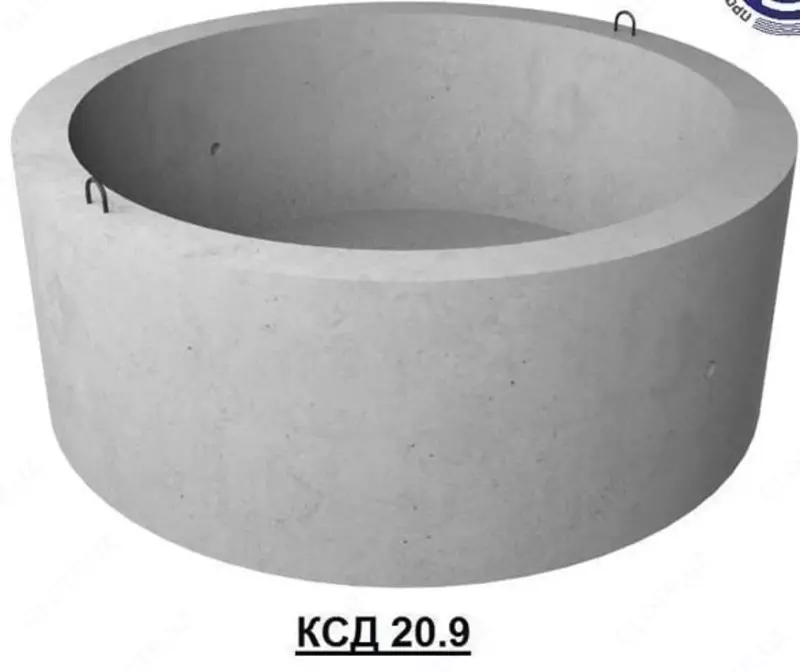 Бетонное стеновое кольцо для водопроводных и канализационных сетей КСД 20-90