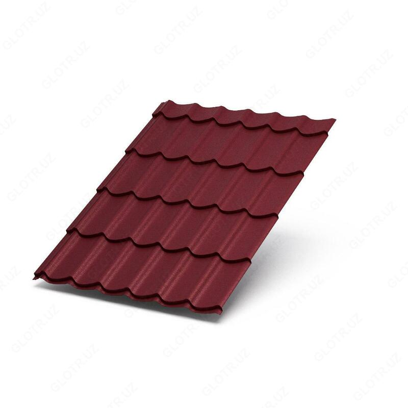 Металлочерепица ПЭ-0.45 мм - от {0} сум