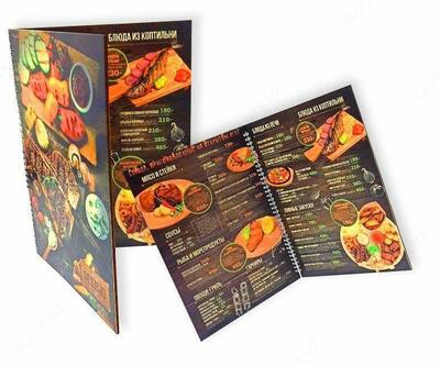 Изготовление МЕНЮ (прайс листы) - 85 000 сум