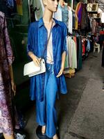  Туника джинсовая больших размеров - 