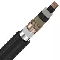 с медной жилой с ПЭ изоляцией и оболочкой марки ПвБаПу 1х35-1х630