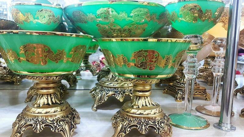 Турецкая посуда для сервировки (18 штук )