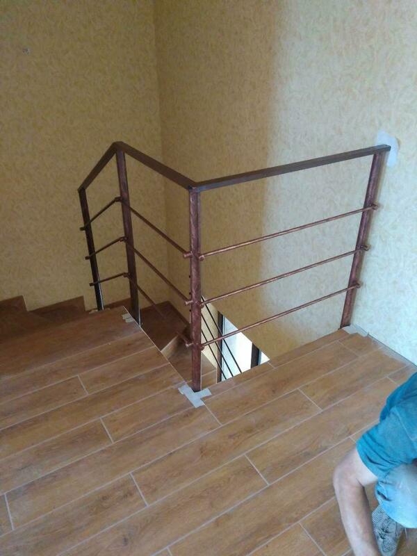 Перила металлические №2 - по запросу
