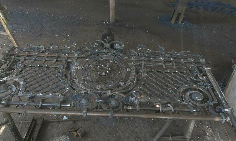 Перила металлические №10