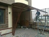 Навес металлический №6