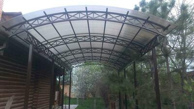 Навес металлический №7