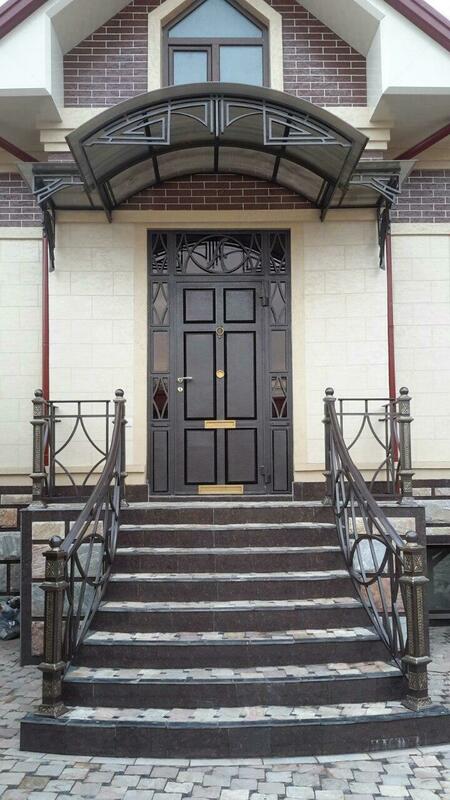 Навес металлический №8