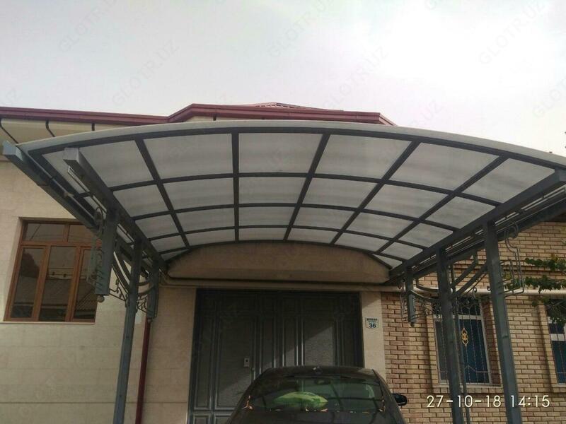 Навес металлический №9 - по запросу