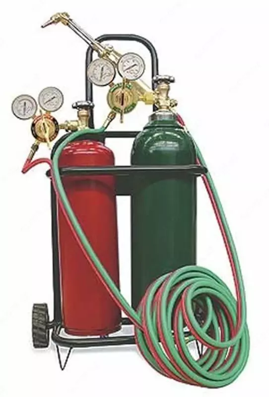 Gaz payvandlash uskunalari uchun trolley