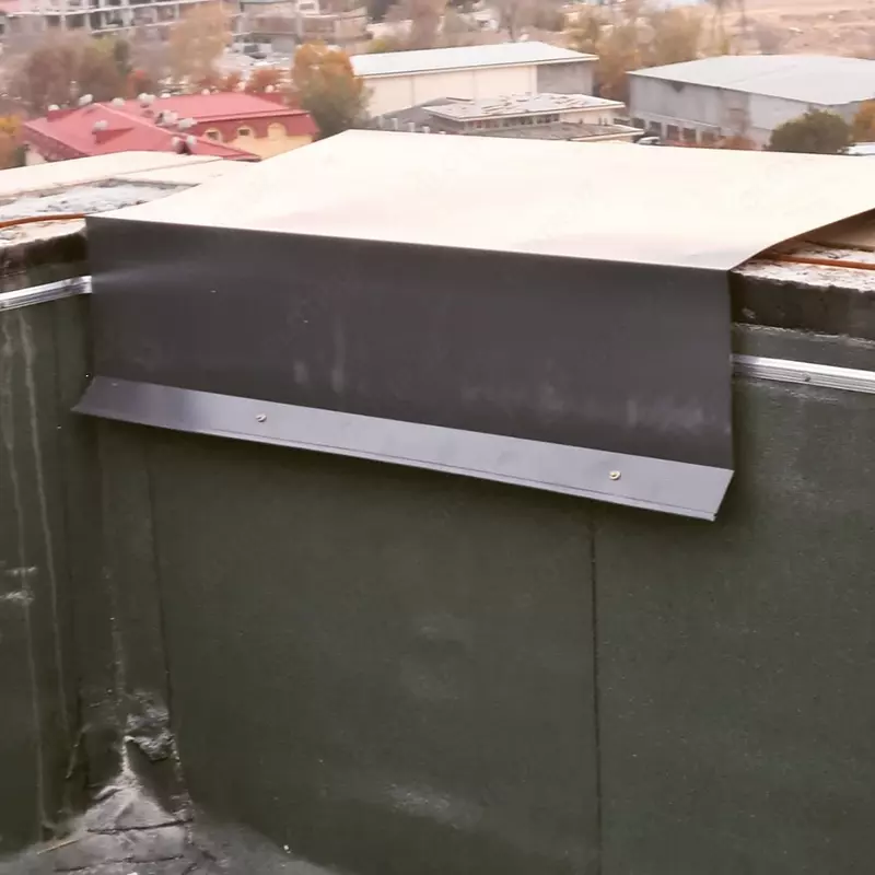 Наборные элементы для кровли и отделки зданий из сендвич панелей. Оцинкованный и чёрный листовой металл. Покрытие полимерной краской. - по запросу