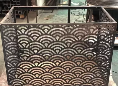 Декоративная корзина для кондиционера (черная) Модель № 2