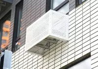 Konditsioner uchun dekorativ savat (oq) Model No 3