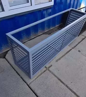 Декоративная корзина для кондиционера (синяя) Модель № 4