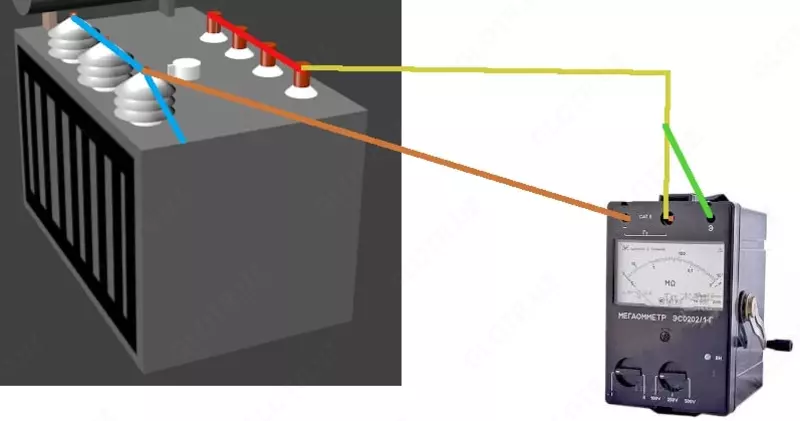 Измерение сопротивления изоляции обмоток в силовом трансформаторе - 350 000 сум