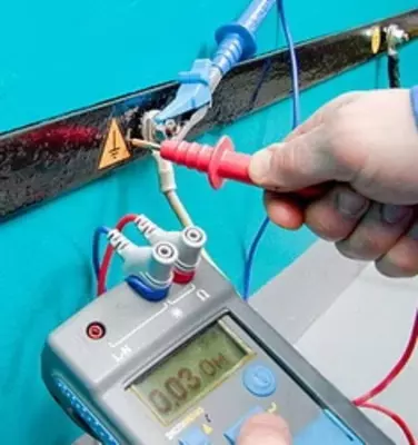 Измерения сопротивления металлической связи оборудования с заземляющим контуром