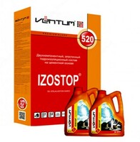 Двухкомпонентная гидроизоляция IZOSTOP 520 10кг + 1 емкость по 4