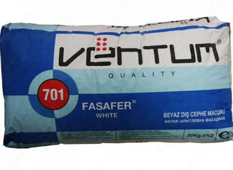 Шпатлевка фасадная FASAFER 700 20кг - от 39 500 сум