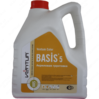 Прозрачная грунтовка BASIS 1/5 5кг - 51 000 сум / упаковка