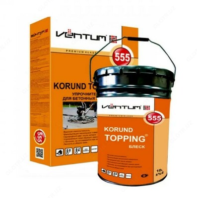 Упрочнитель для бетонных полов KORUND TOPPING 555 (Вода) - 399 064.7 сум / упаковка