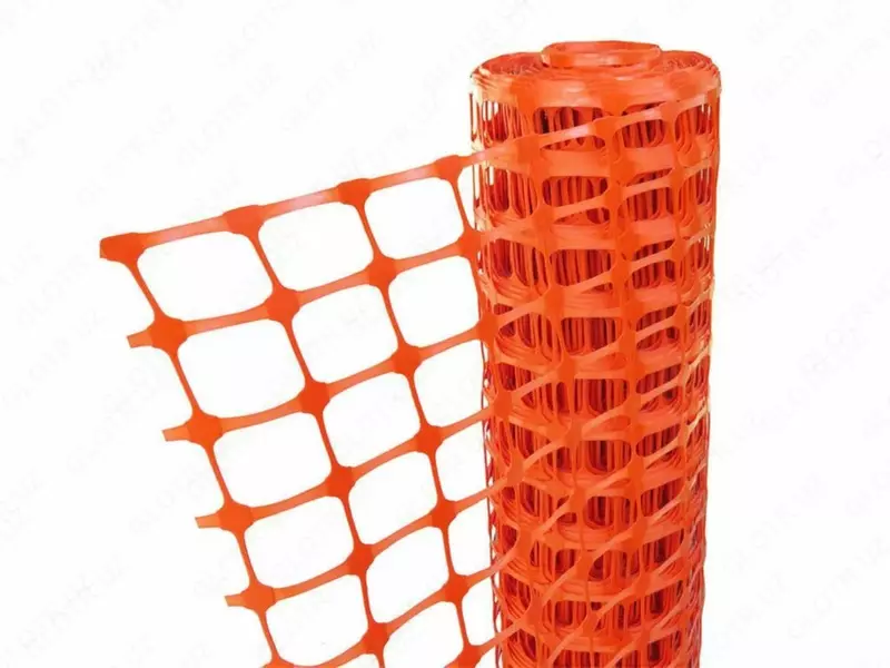 Оградительная сетка (аварийное ограждение) 45 х 95 мм - 7 028 304 200 сум