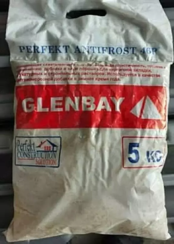 Beton Glenbay uchun quruq antifriz (5 kg)
