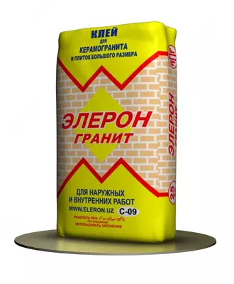 Клей для керамогранита Элерон Гранит 09