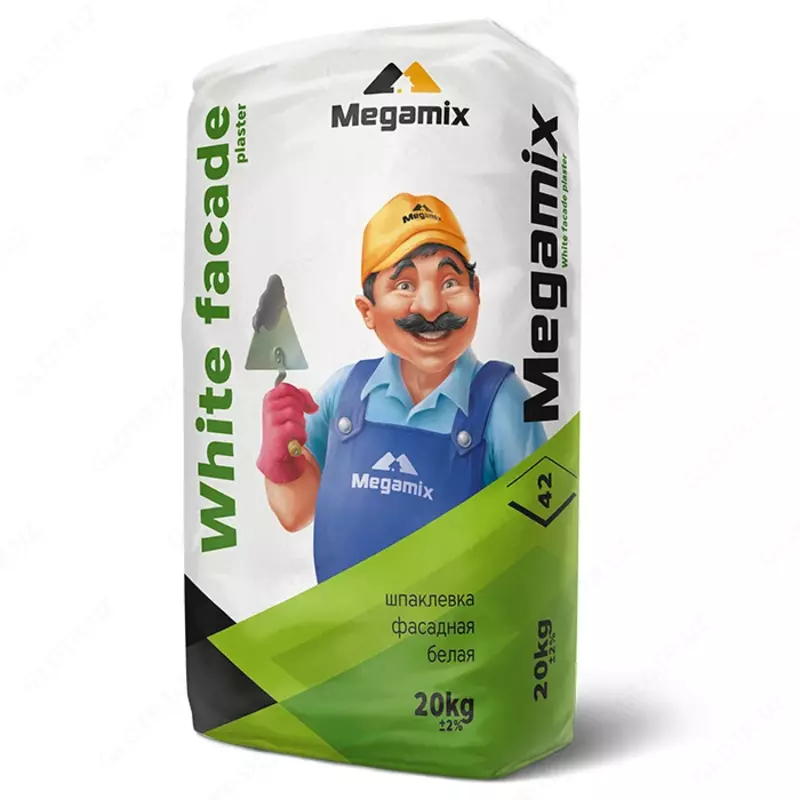 Fasad oq shlakli Megamix Oq fasad