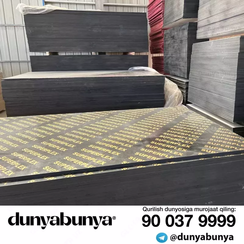 Finlyandiya qatlamli kontrplak SUPERPLEX