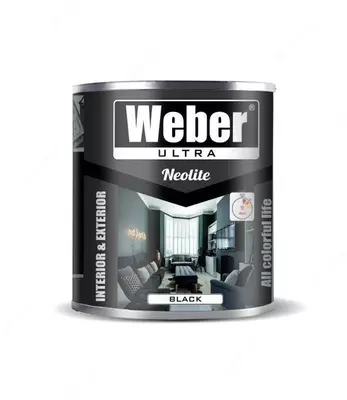 Weber черная краска неолит 2.5 кг