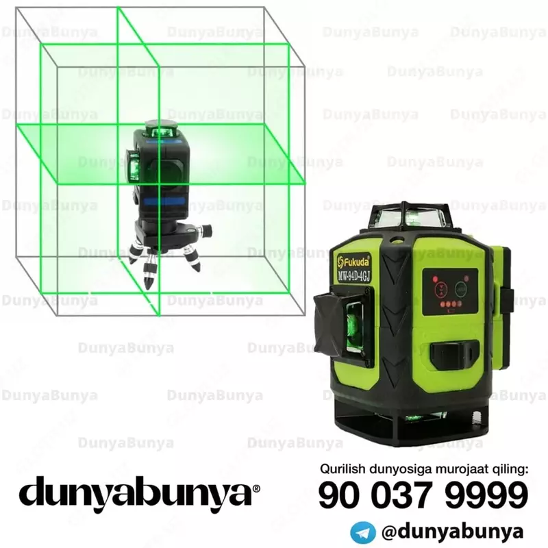 Лазерный уровень XCORT 4D - 1 113 450.2 сум