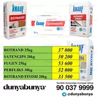 Шпатлевка SATENGIPS KNAUF 20кг - 30 200 сум