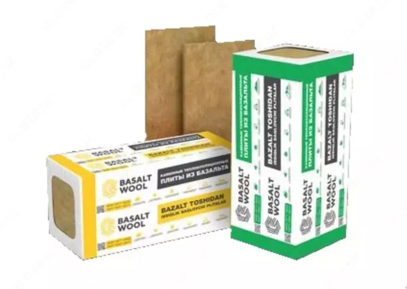 Каменная вата для вент-фасада Basalt Wool Vent-Pro 70 мм