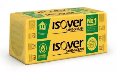 Минвата плита 9.9kv.m ISOVER