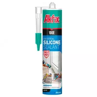 Герметика 100E (силикон) белий AKFIX 280ml