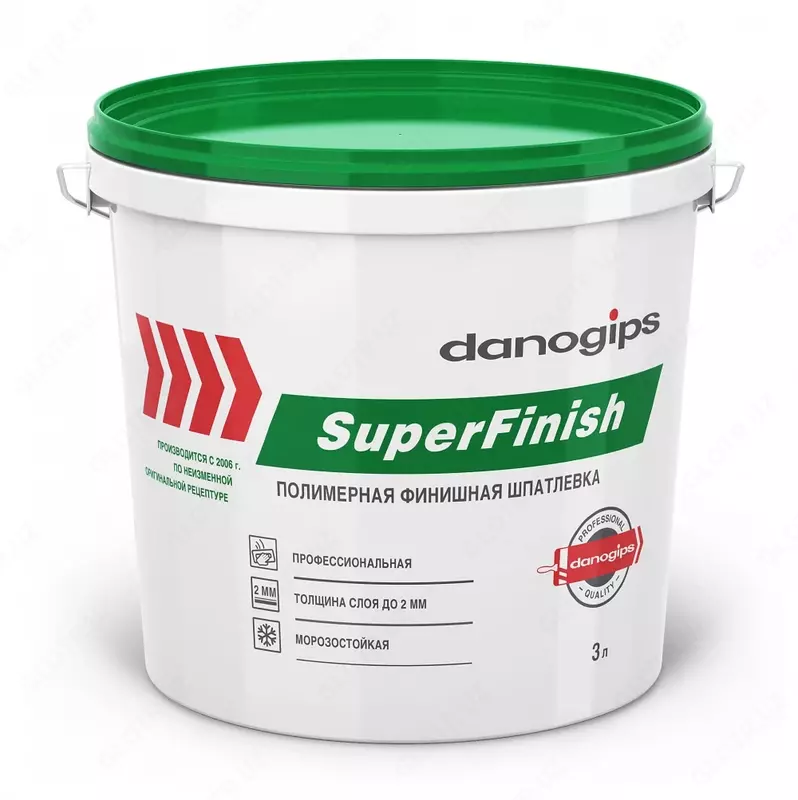 ШПАТЛЕВКА ПОЛИМЕРНАЯ SuperFinish 5kg DANOGIPS