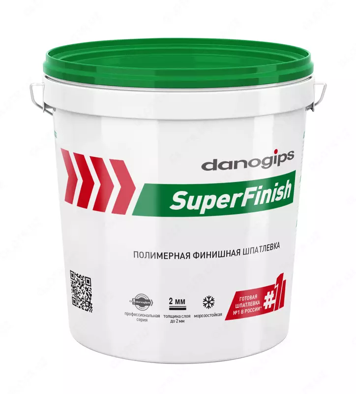 ШПАТЛЕВКА ПОЛИМЕРНАЯ SuperFinish 28kg DANOGIPS