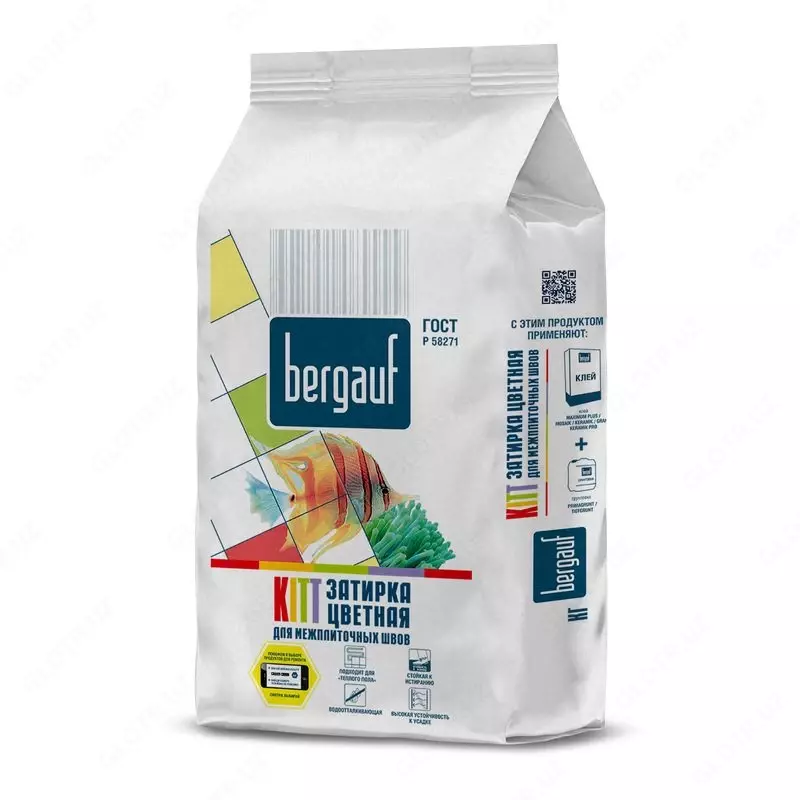 Fuga rangli (grafit-qora) 5kg BERGAUF