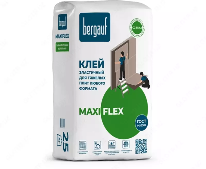 КЛЕИ ГРАНИТ MAXIFLEX 25КГ BERGAUF