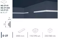Tyaga potolochniy E27 (290) 23*11 MARBET