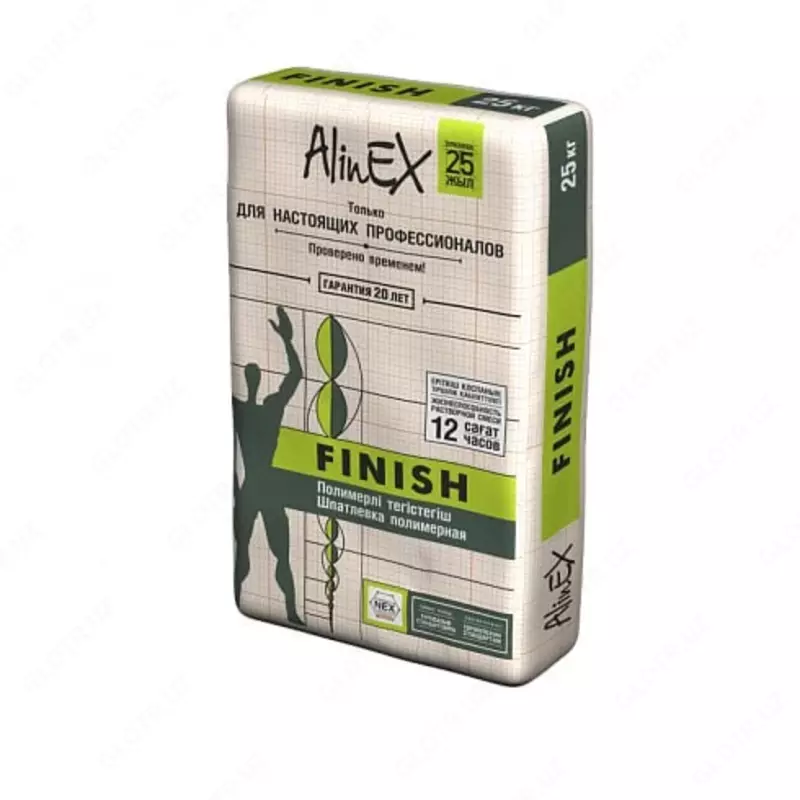 ШПАТЛЕВКА Finish-01 25kg ALINEX