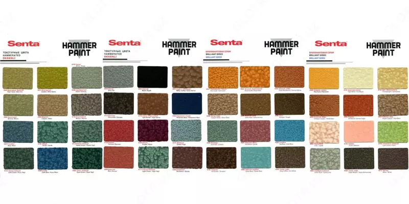 ЭМАЛ нитро краска HAMMER PAINT 2.5lt SENTA