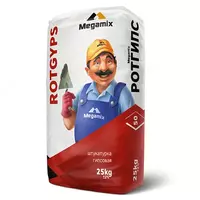ГИПС ШТУКАТУРОЧНЫЙ (ROTGYPS 50) MEGAMIX
