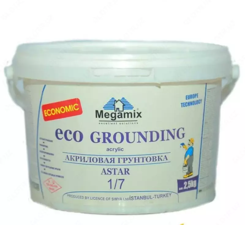 Грунтовка акриловой ECO GROUNDING MEGAMIX 2
