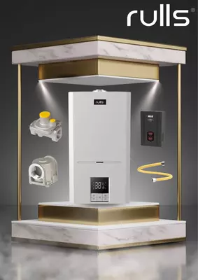 Котёл газовый двухконтурный Премиум полная комплектация 45кВт RULLS