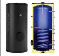 Бойлер Кожа (черный)  100L CLIMADENS