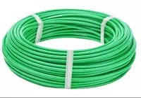 Трос (рулон) ПВХ (оболочка)зеленый 2 мм (300 метр